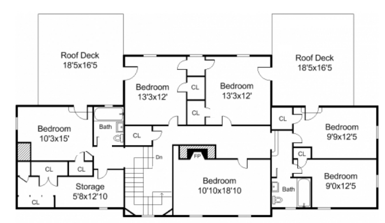 Floor Plan Second Floor